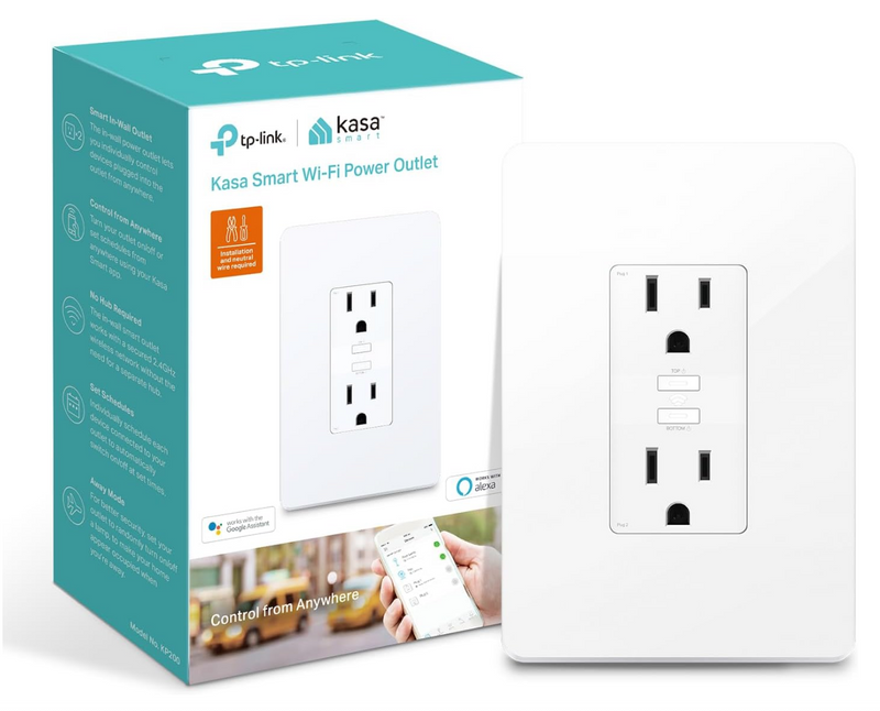 Kasa Smart In-Wall WiFi Outlet